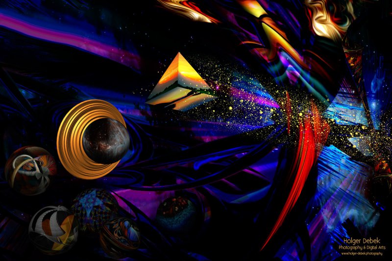 Digital Art - Biospheren Pyramid