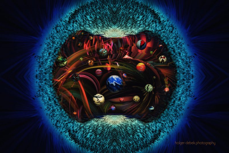 Digital Art - Universe in furs