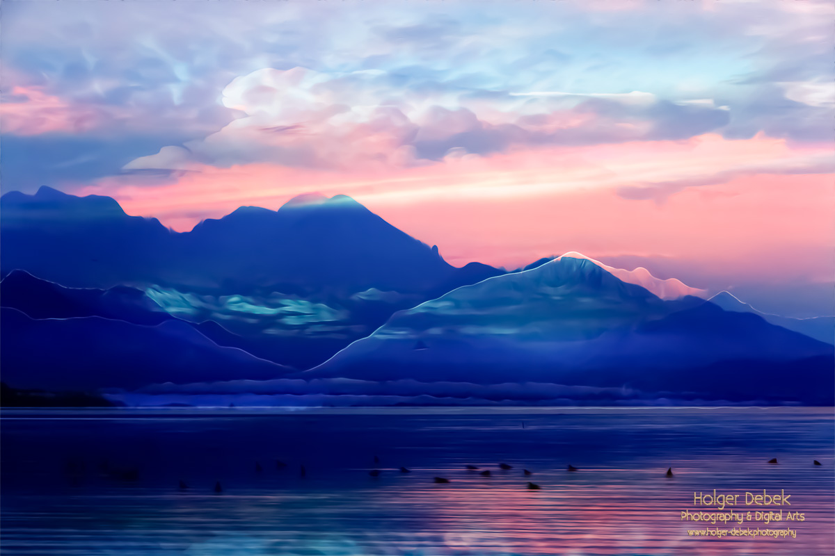 Digital Art - Landscape Chiemsee